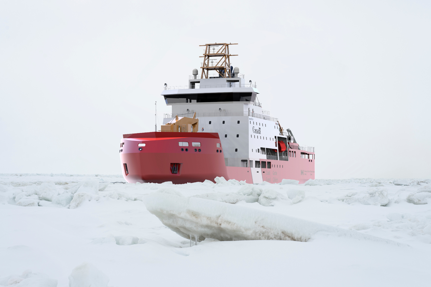 MPV Icebreaker sailing in ice